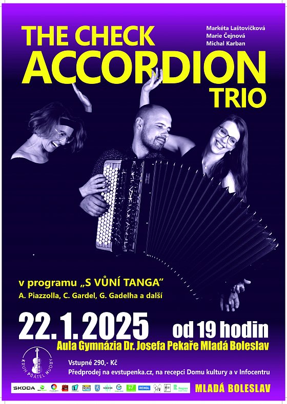 The Check accordion trio